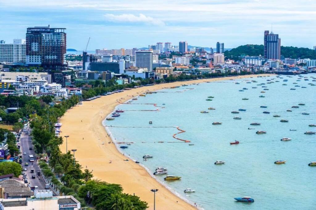 Central Pattaya - Sea View Large Balcony Condo With Infinity Pool Εξωτερικό φωτογραφία