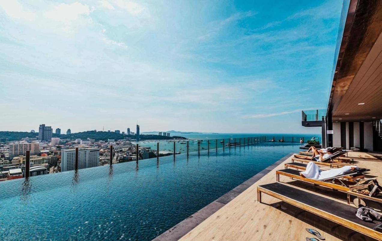 Central Pattaya - Sea View Large Balcony Condo With Infinity Pool Εξωτερικό φωτογραφία