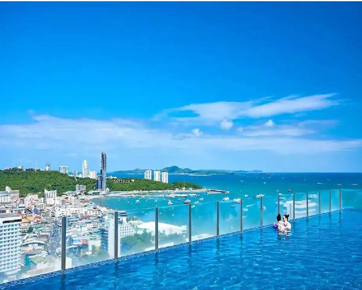 Central Pattaya - Sea View Large Balcony Condo With Infinity Pool Εξωτερικό φωτογραφία
